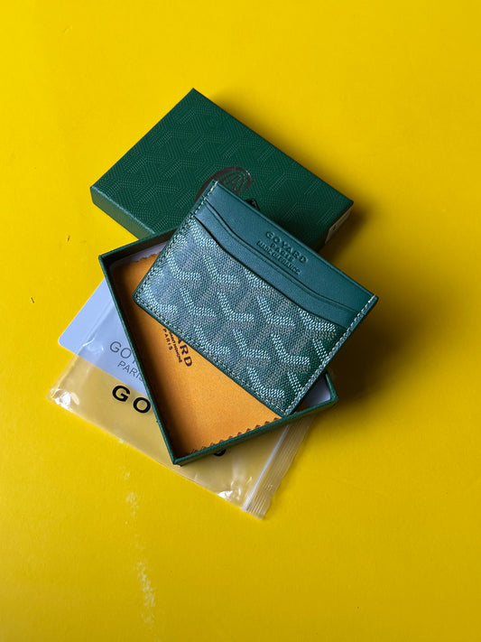 Goyard cardholder green