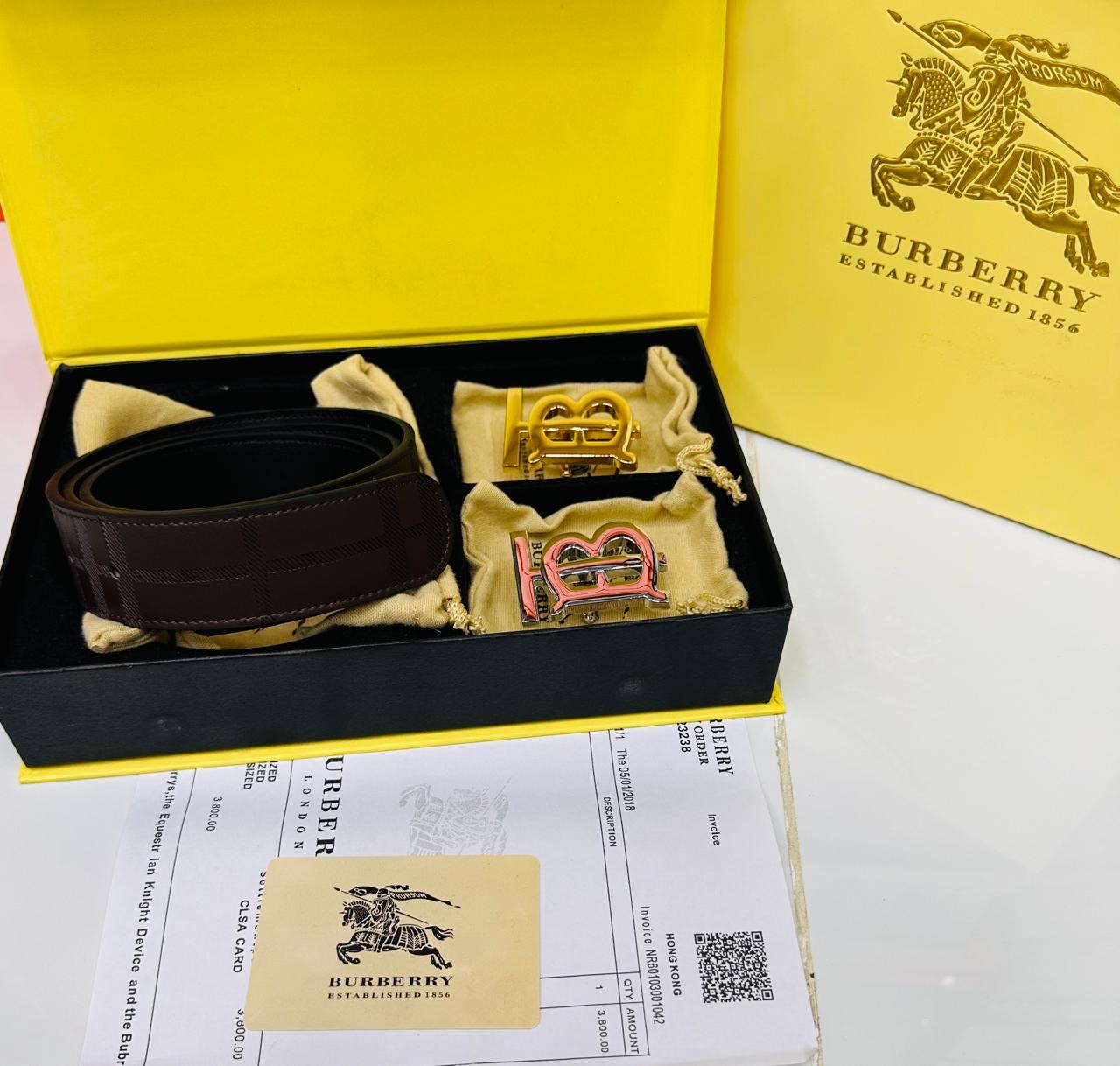 B brand belt