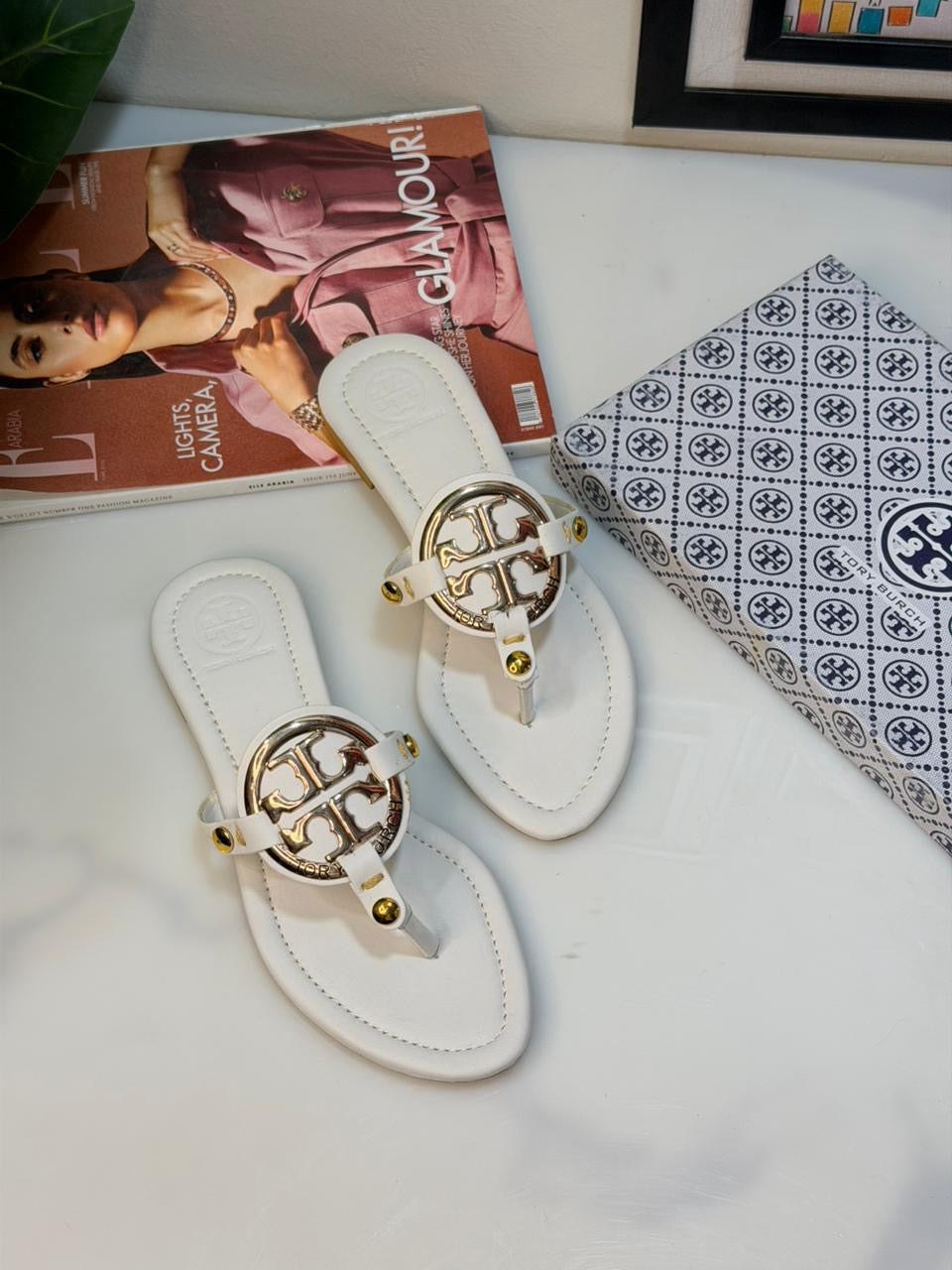 TB slipper famous brand ( black , brown & white color )