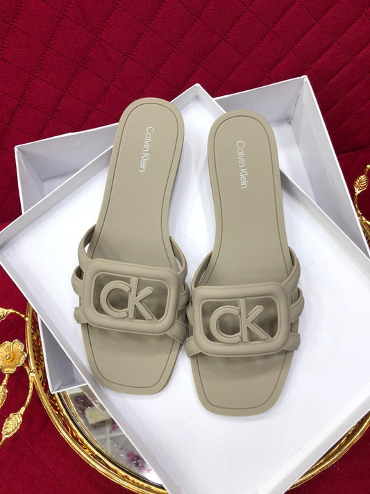 CK slide gray famous brand