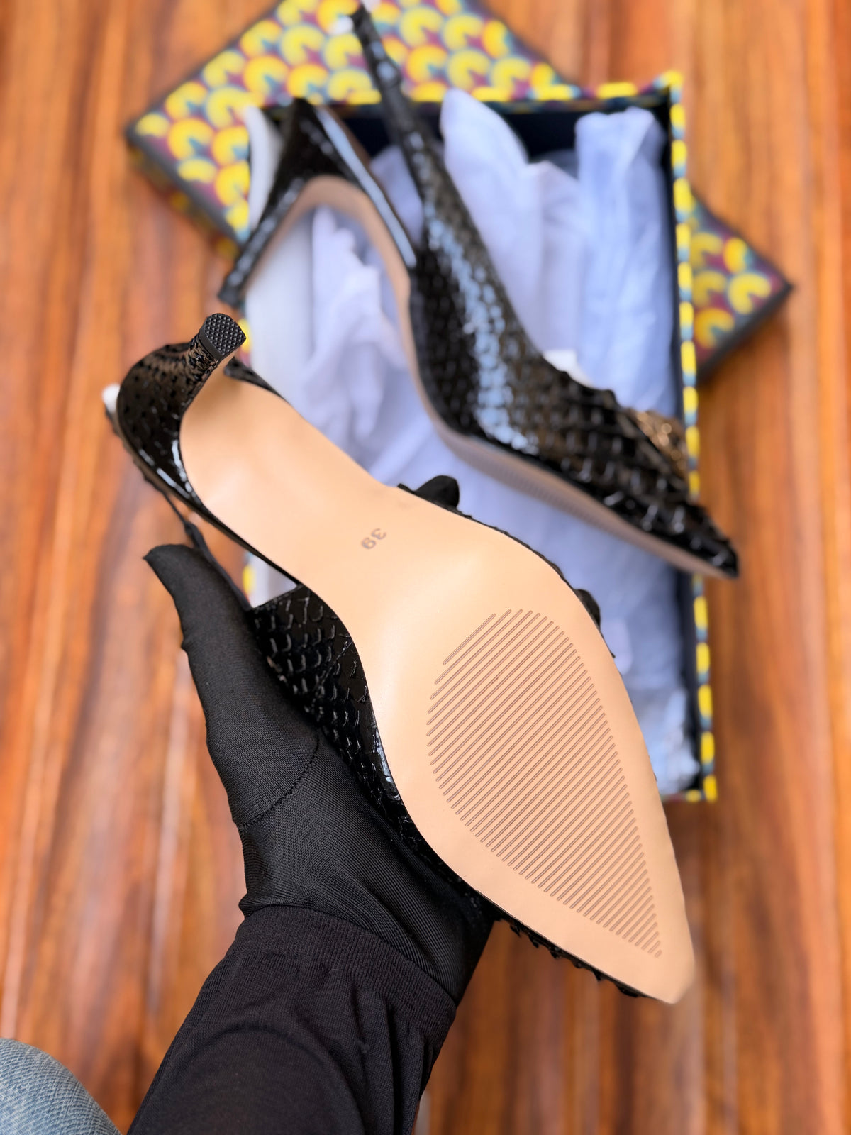 K famous brand heel