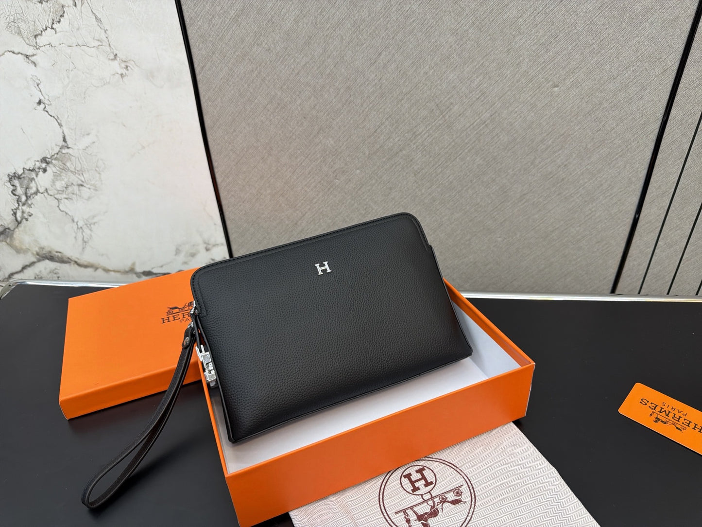 H brand lock pouch unisex  ( 4 colors )