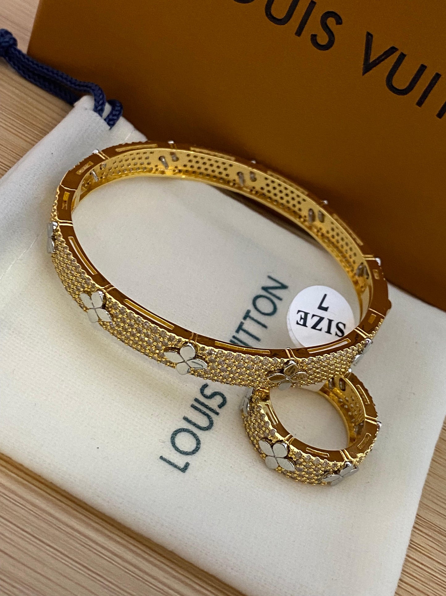 lv bangle with ring