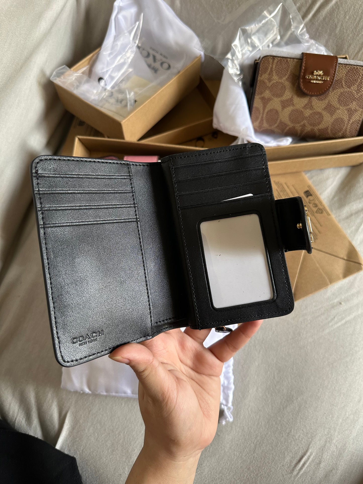 Coach wallet 3 colors