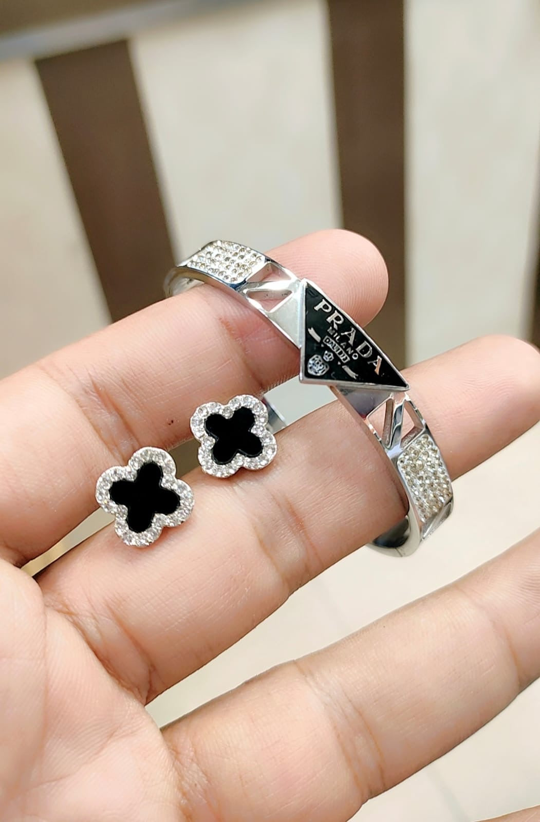 Famous brand bangle & studs ( 15 different brands )