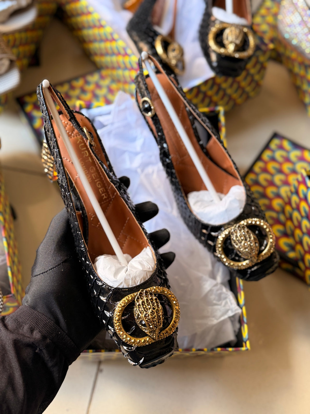 K famous brand pumps/heel