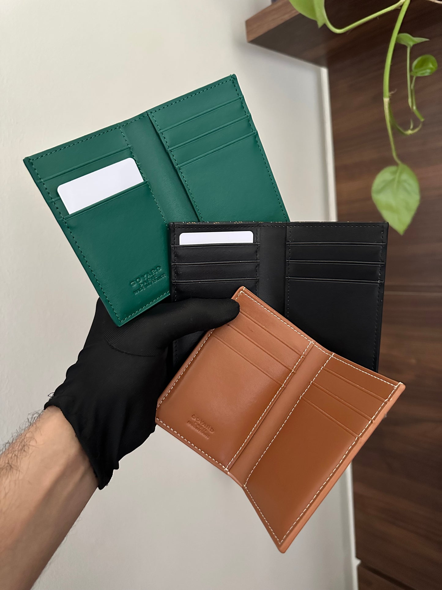 Green Black Brown Wallet famous brand