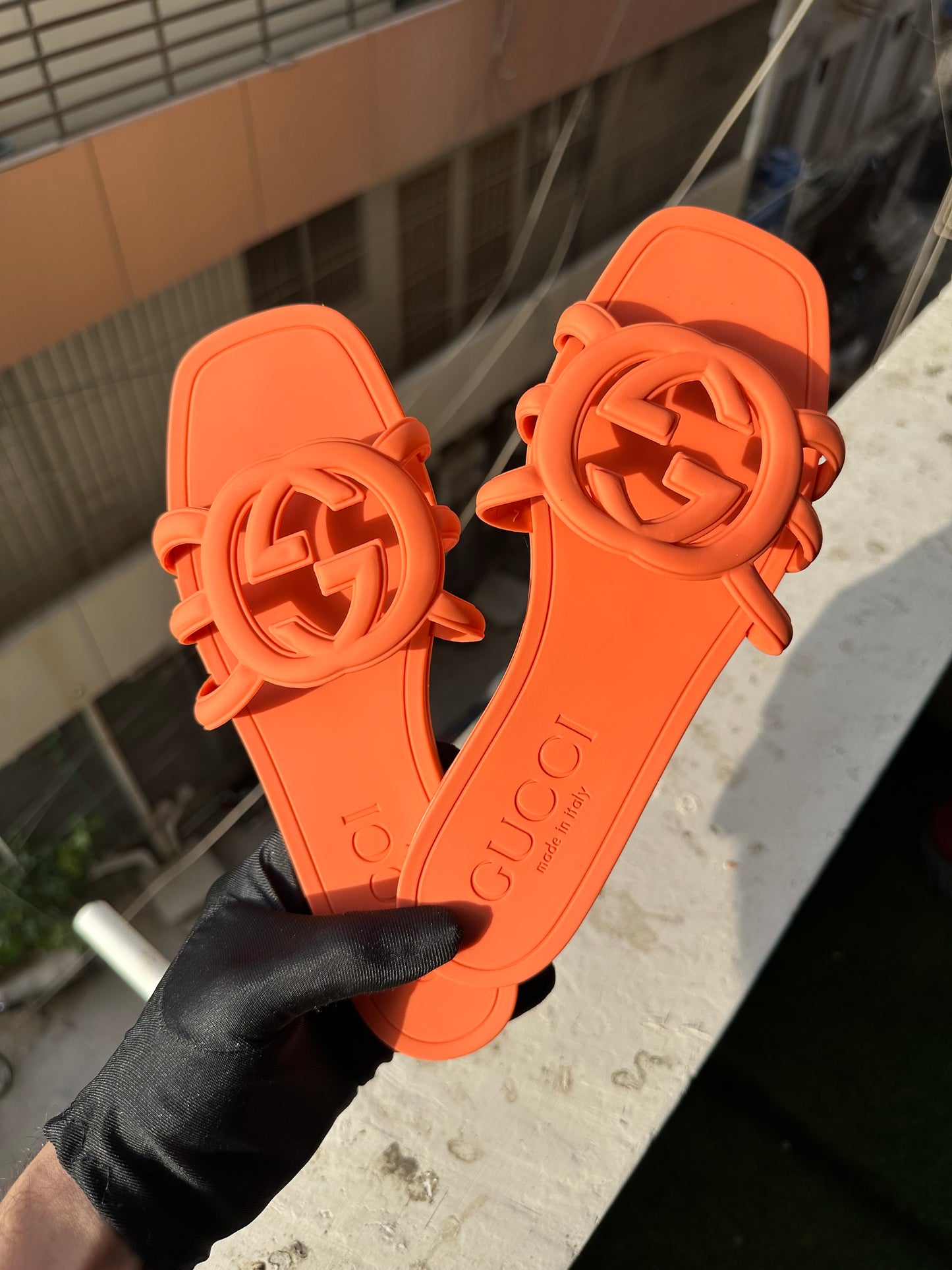 Orange slides famous brand