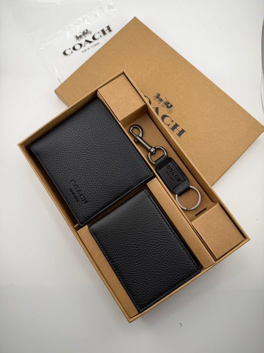 Coach wallet set cardholder & keychain