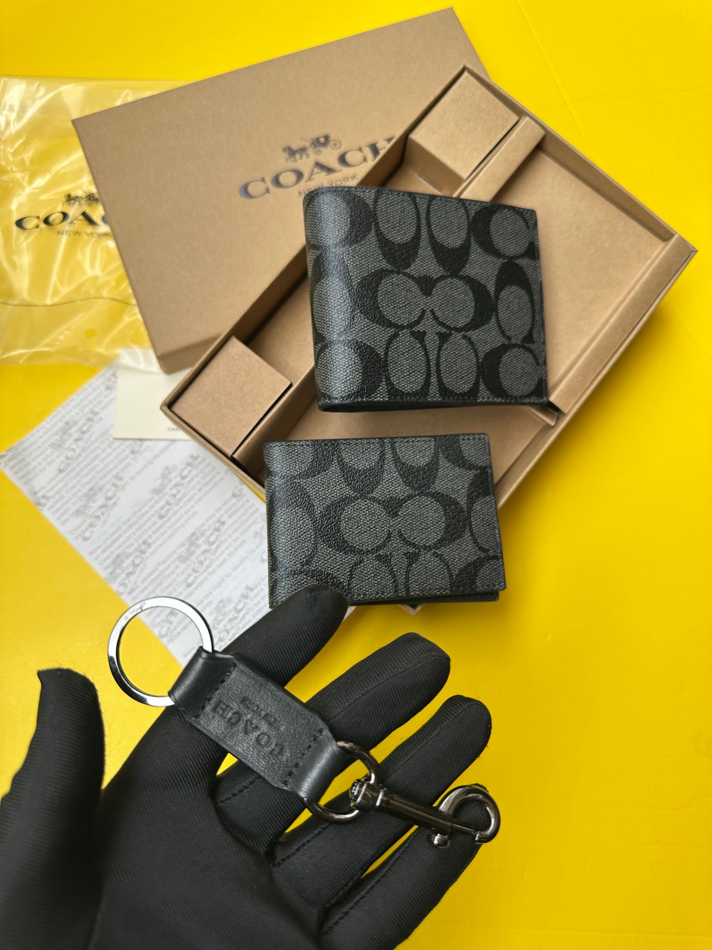 Coach wallet set of 3