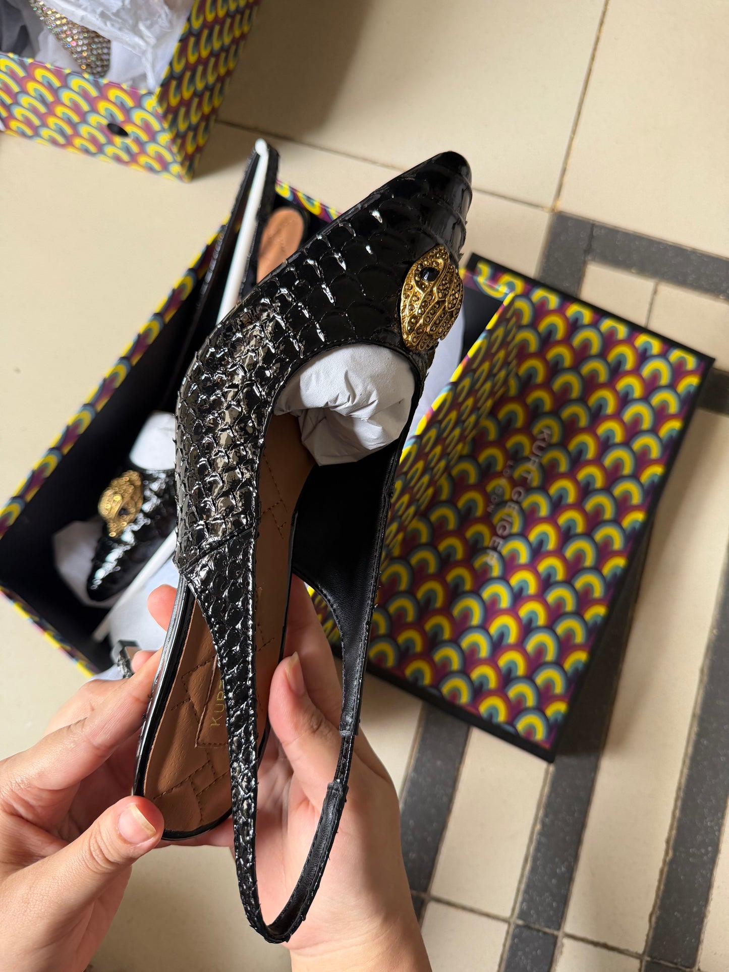 K famous brand heel