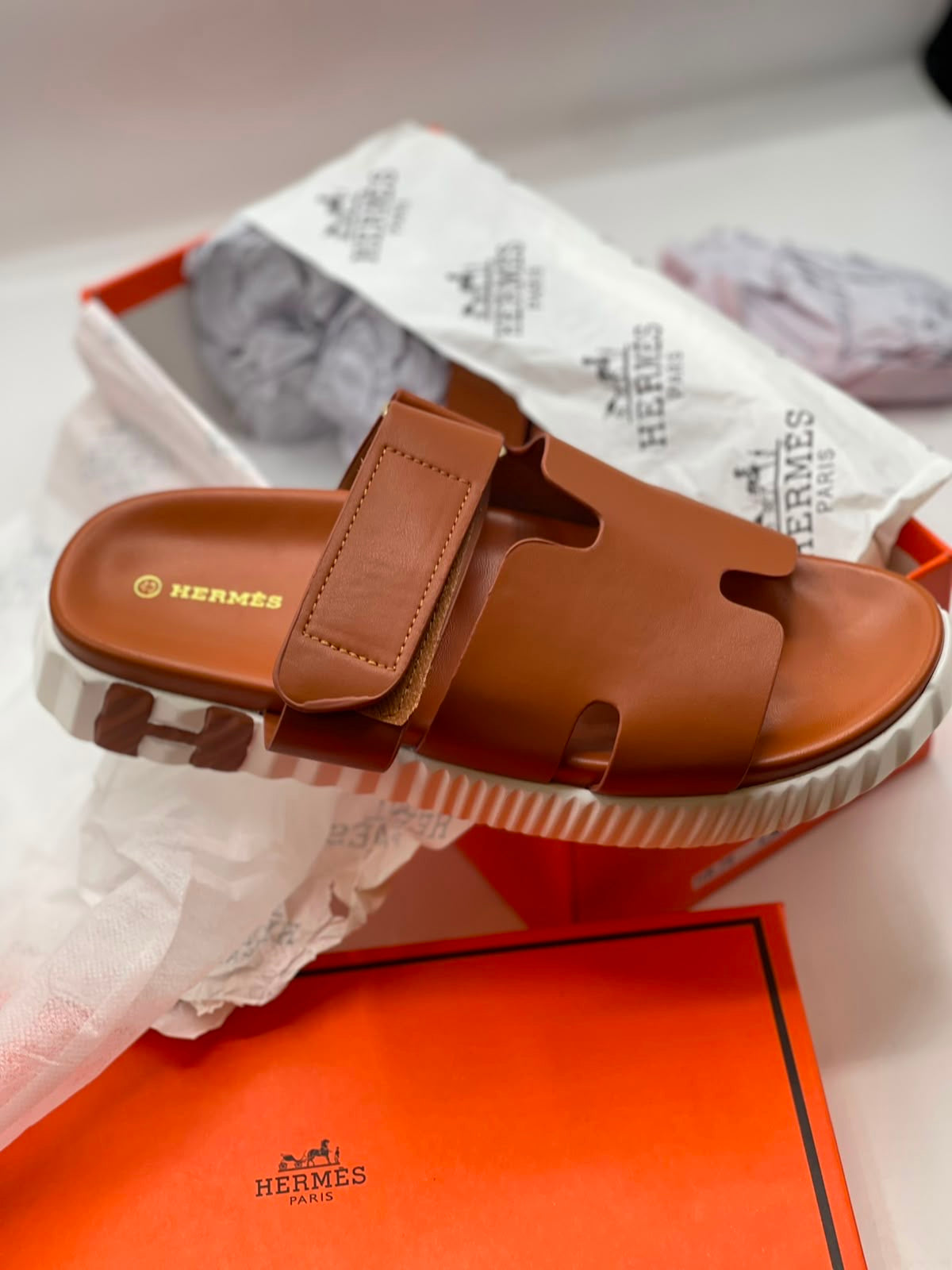 H slipper famous brand slide