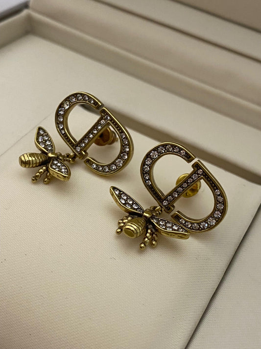 CD earrings