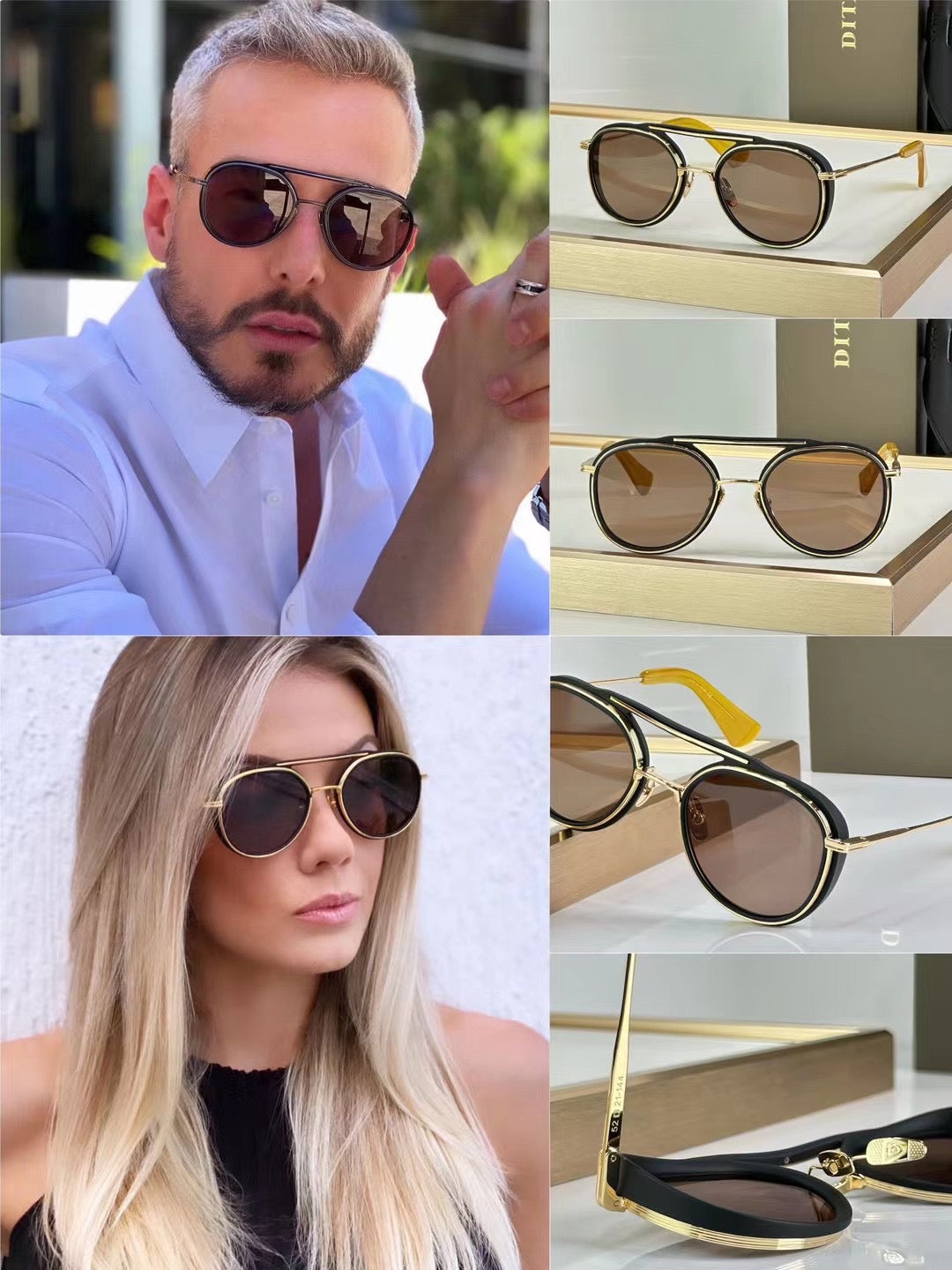 D famous brand sunglasses ( 5 colors shade )