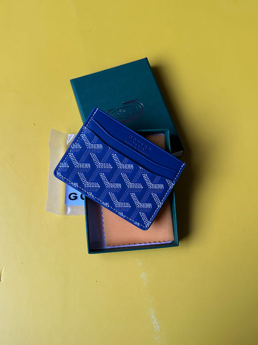 Goyard cardholder blue