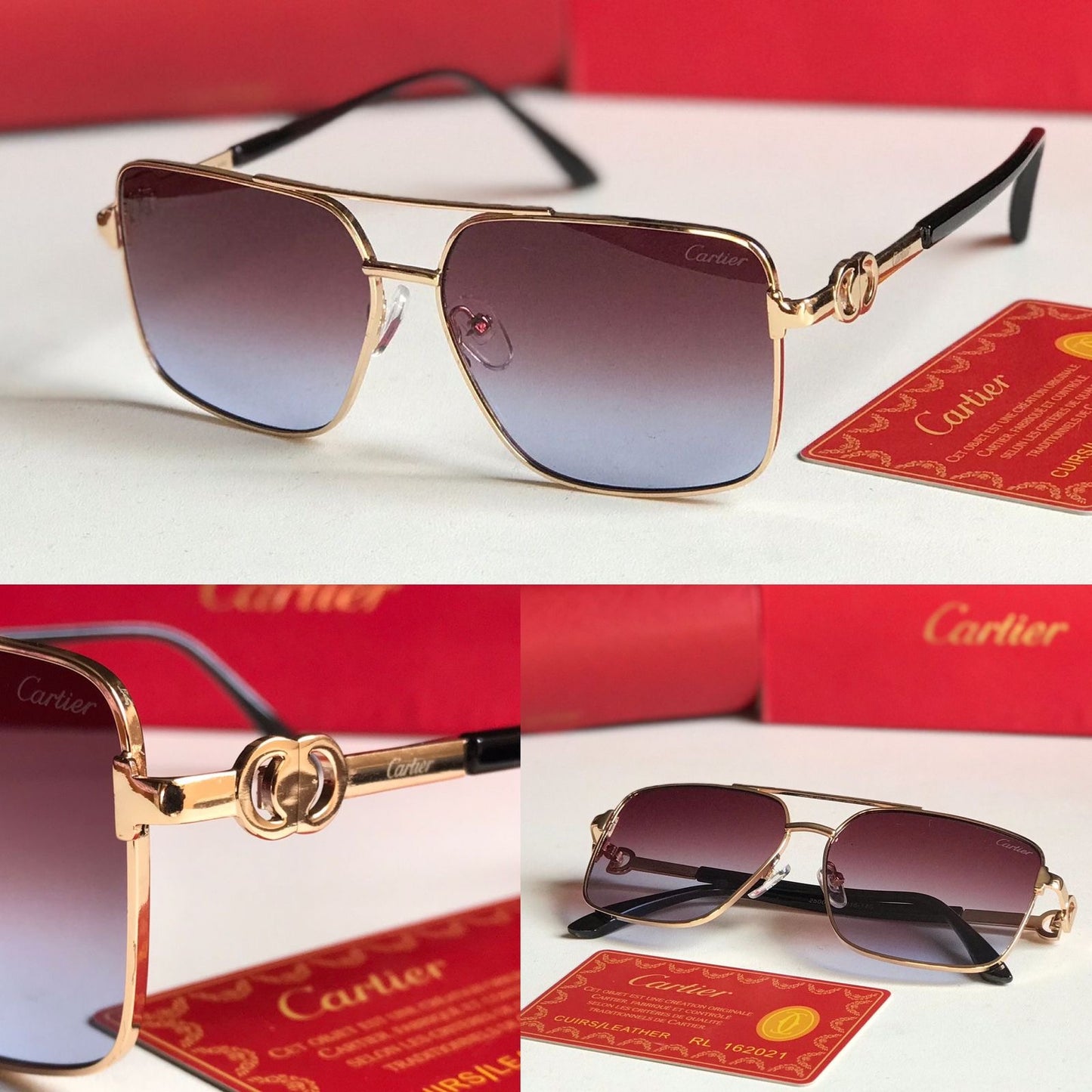 C famous brand sunglasses ( 3 shades )