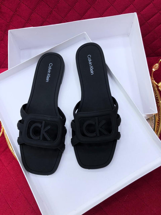 CK slide black famous brand