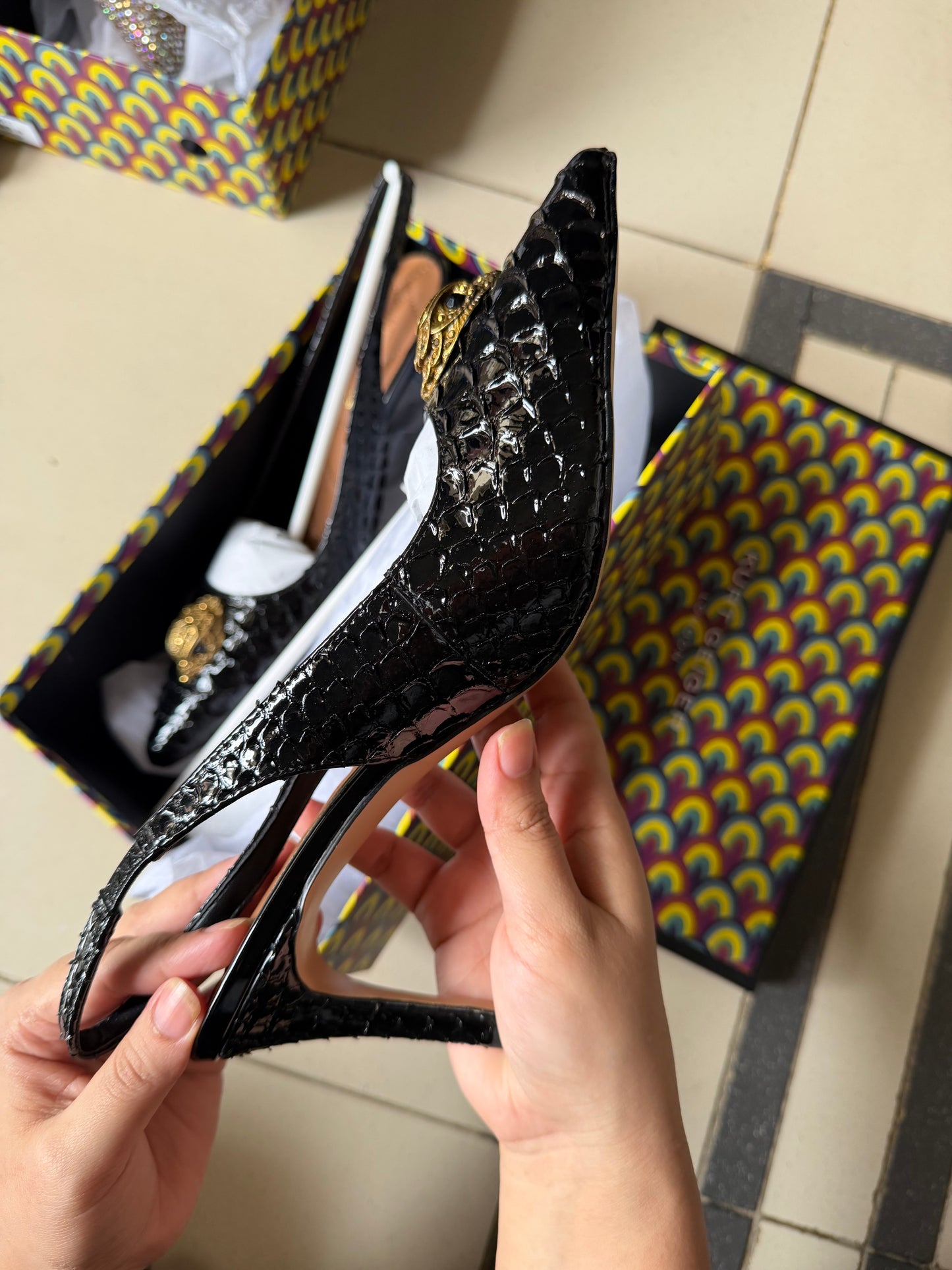 K famous brand heel