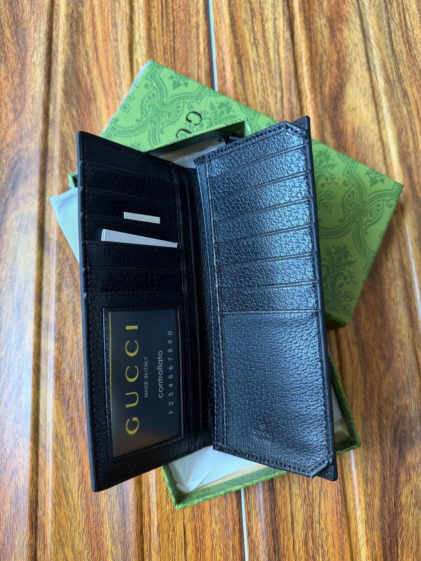 G famous brand long wallet