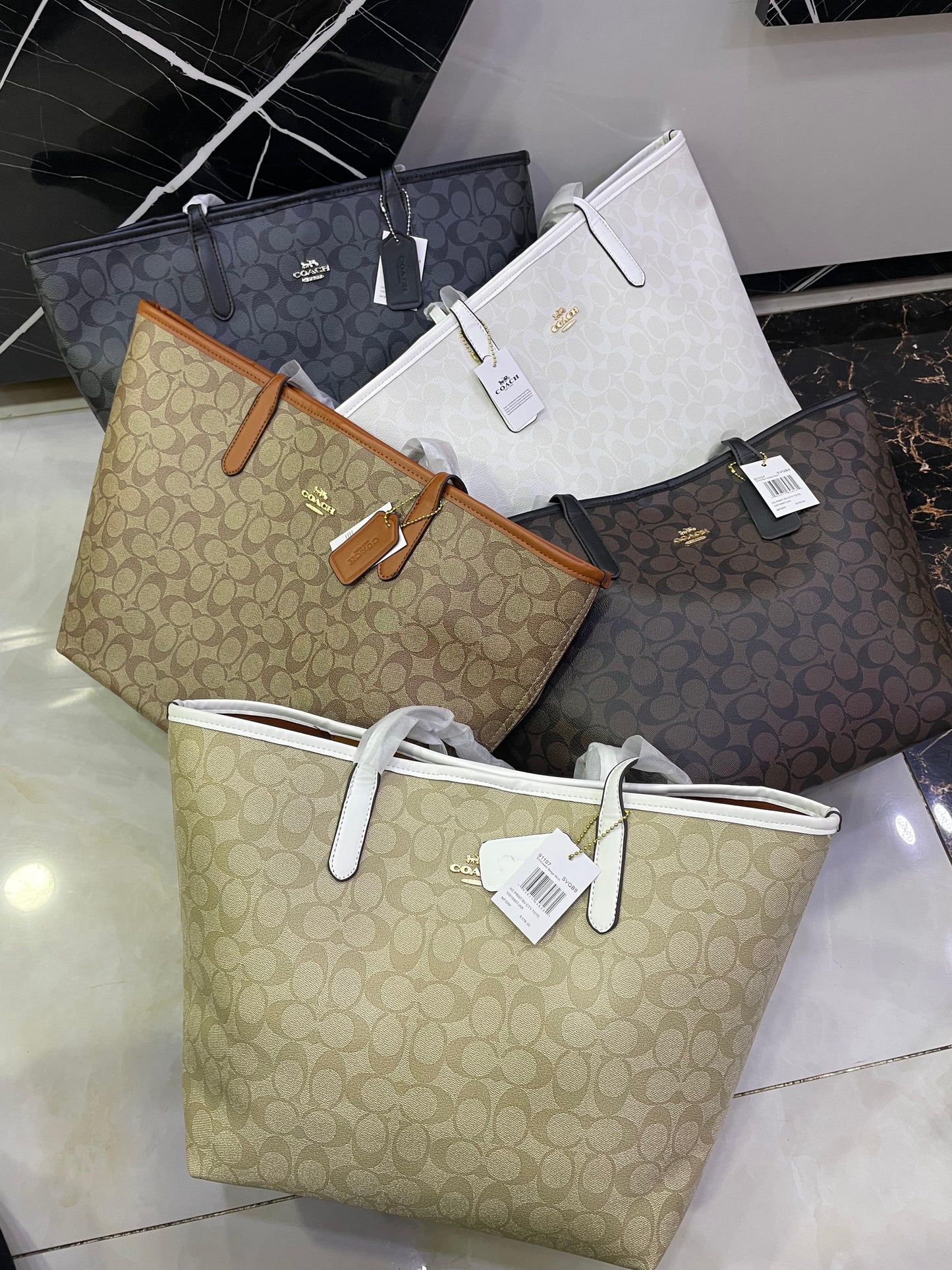 Coach handbags 5 colors